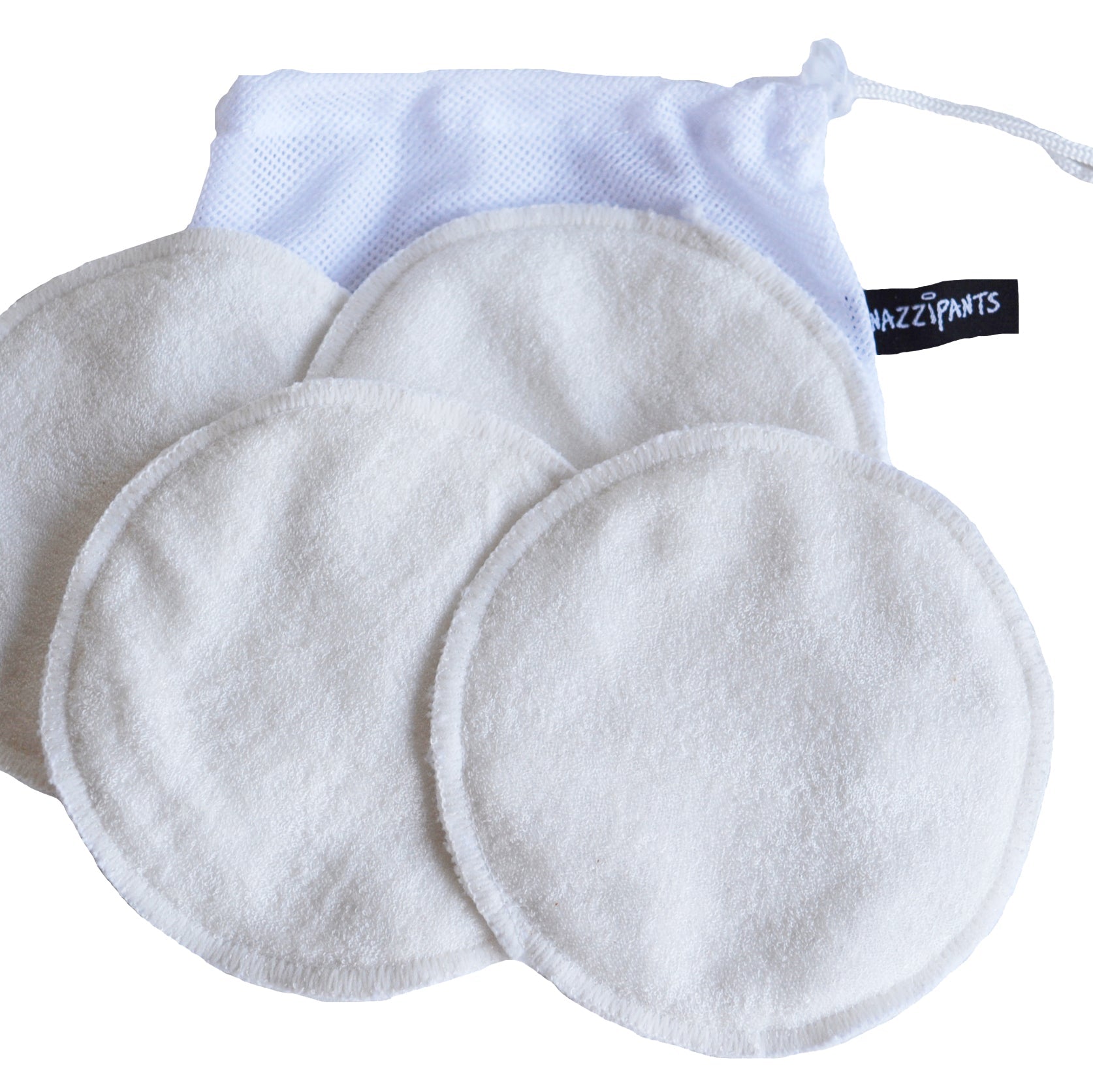 Round Breast Pad on a white background - White