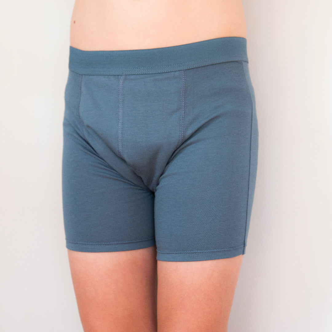 Children wearing Snazzi Pants Night Trainers - Midnight