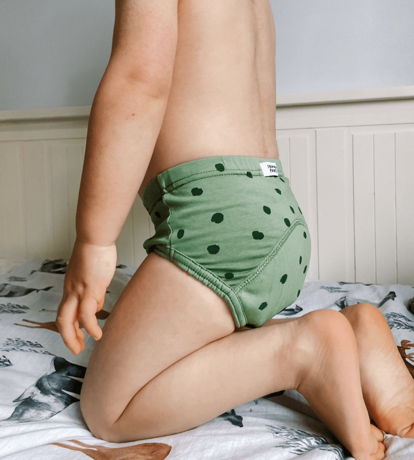 Snazzi Pants Day Trainers - Organic - Brolly Sheets NZ - Sprouty Spots