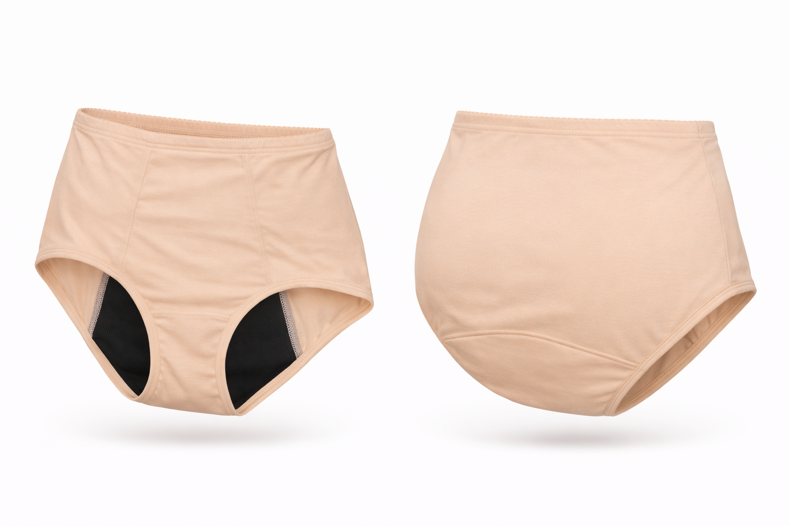 Women’s Absorbent Underwear – Light - Full Brief - Beige