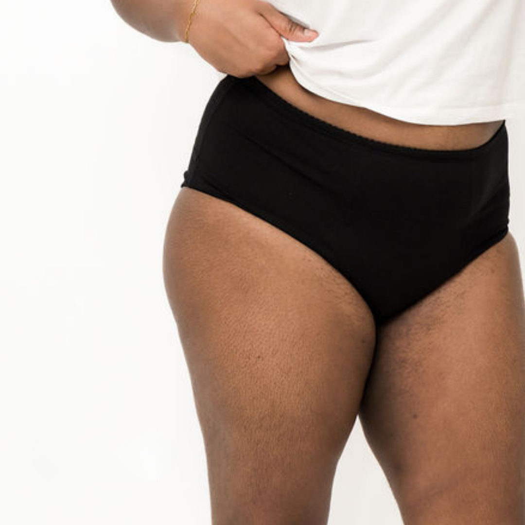 Women’s Absorbent Underwear - Full Brief - Black