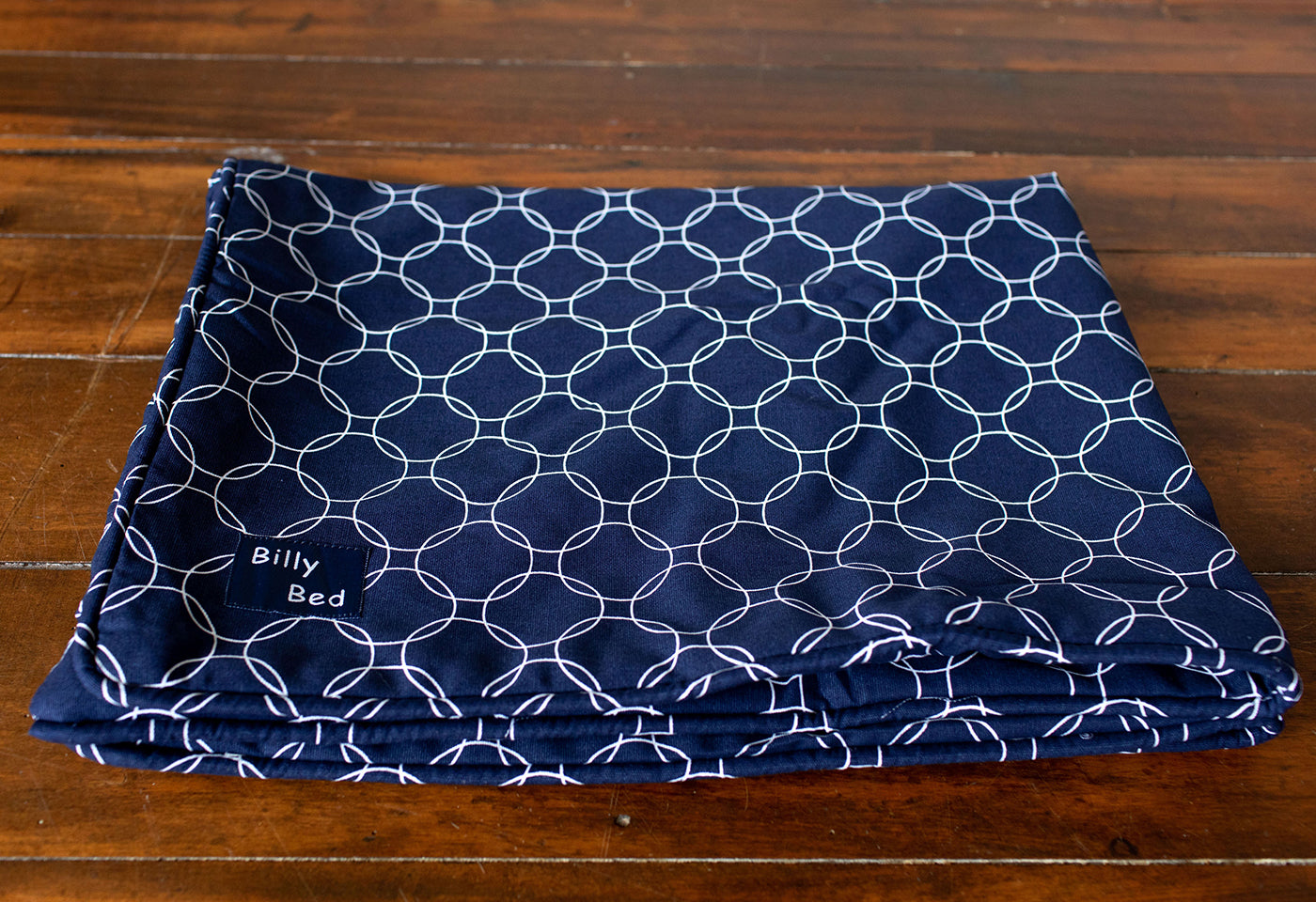Buddy Cover Cotton Canvas - Brolly Sheets NZ - Navy Circles