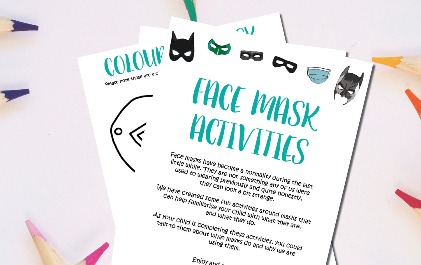 Mask Activities - Brolly Sheets NZ