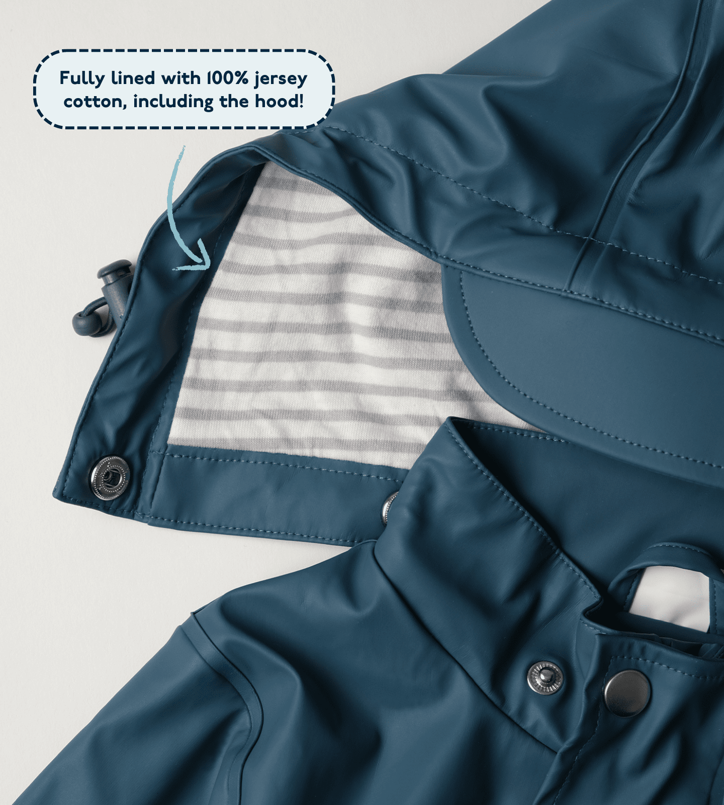 Waterproof Raincoat - Brolly Sheets NZ - denim - sage - blush