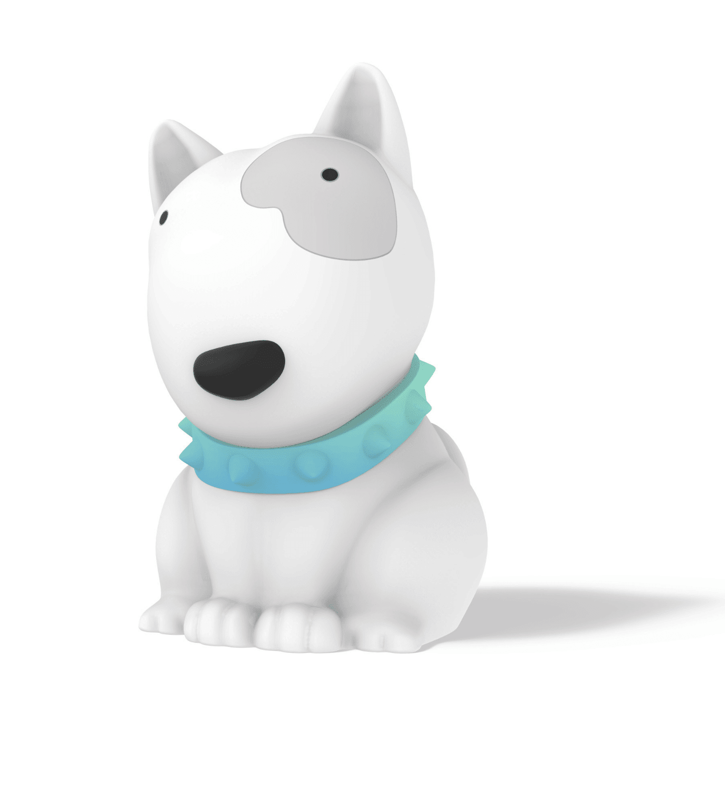Soft rechargeable happy puppy night light for kids