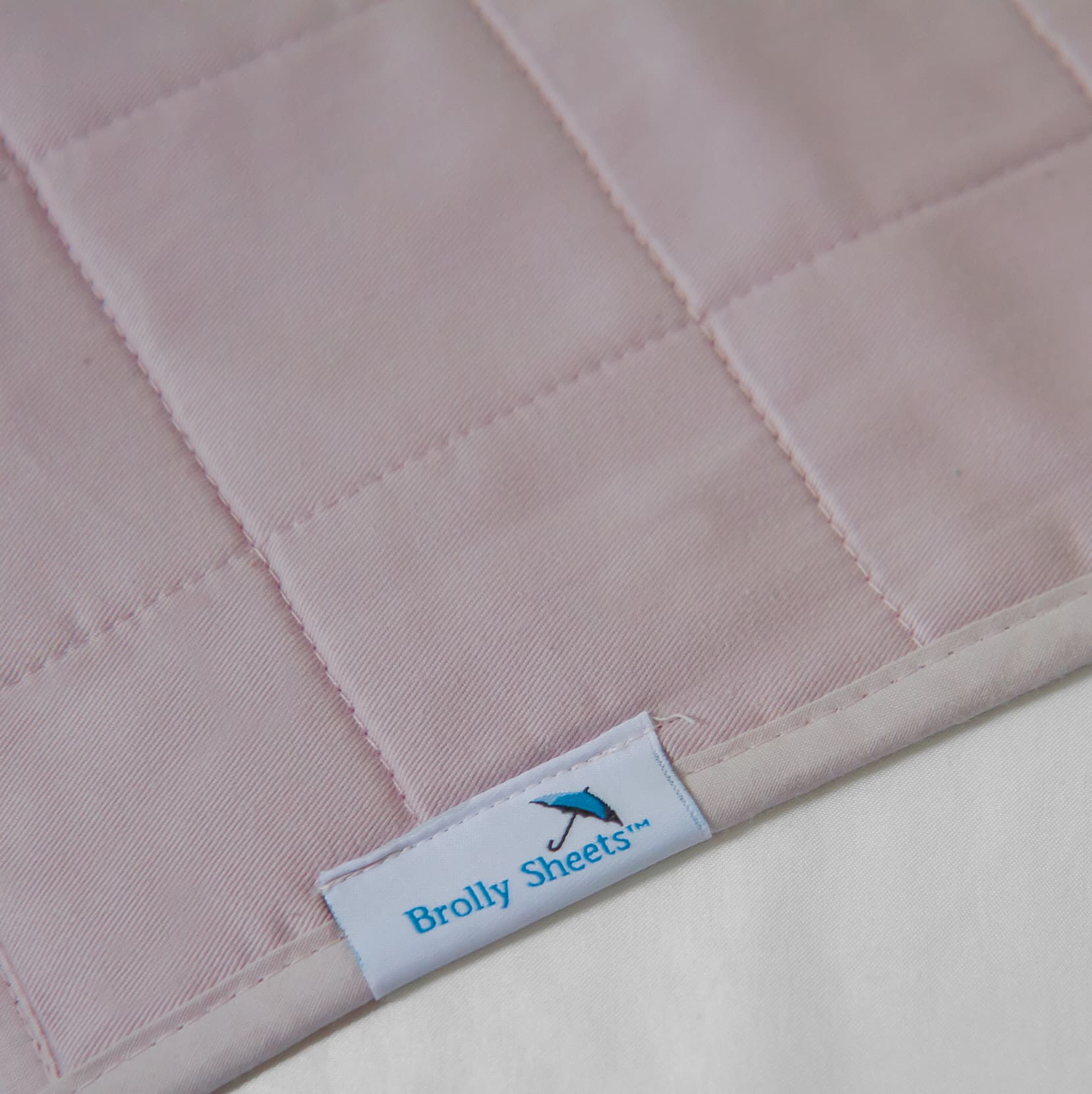 Brolly Sheet - Dusty Rose Solid