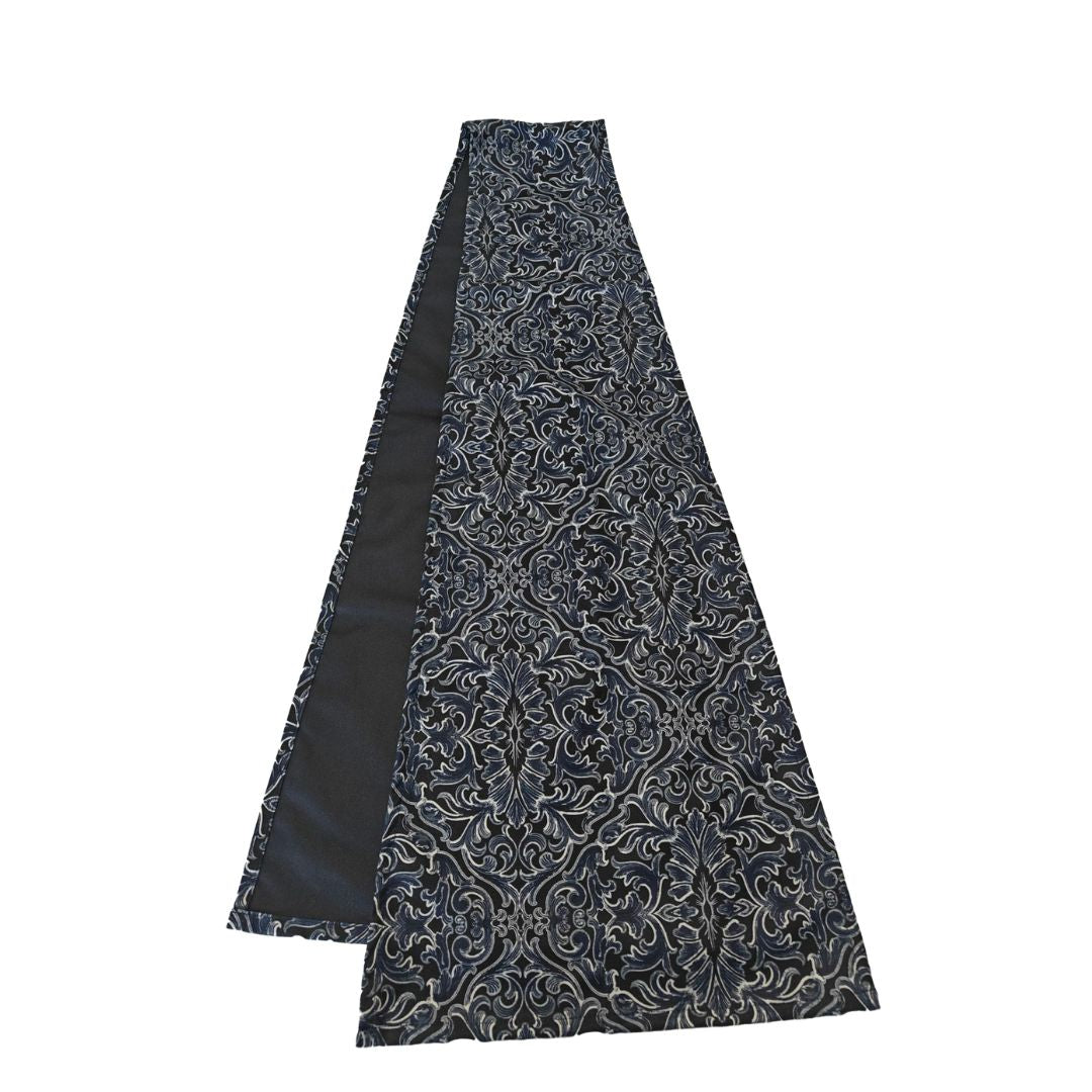 Brolly Sheets Dining Scarf_- Midnight Damask