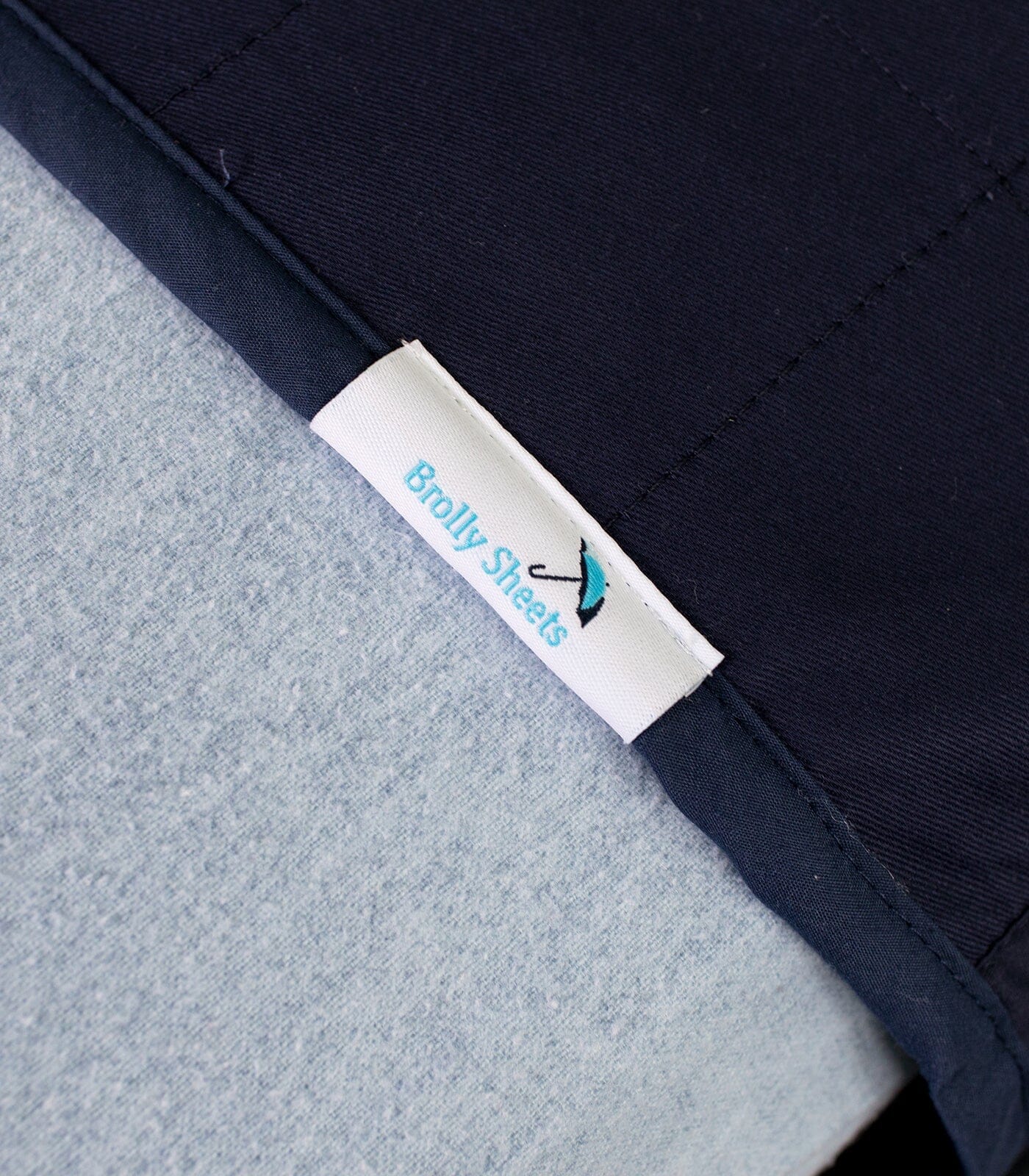Brolly Sheet with Wings- Navy - Brolly Sheets NZ