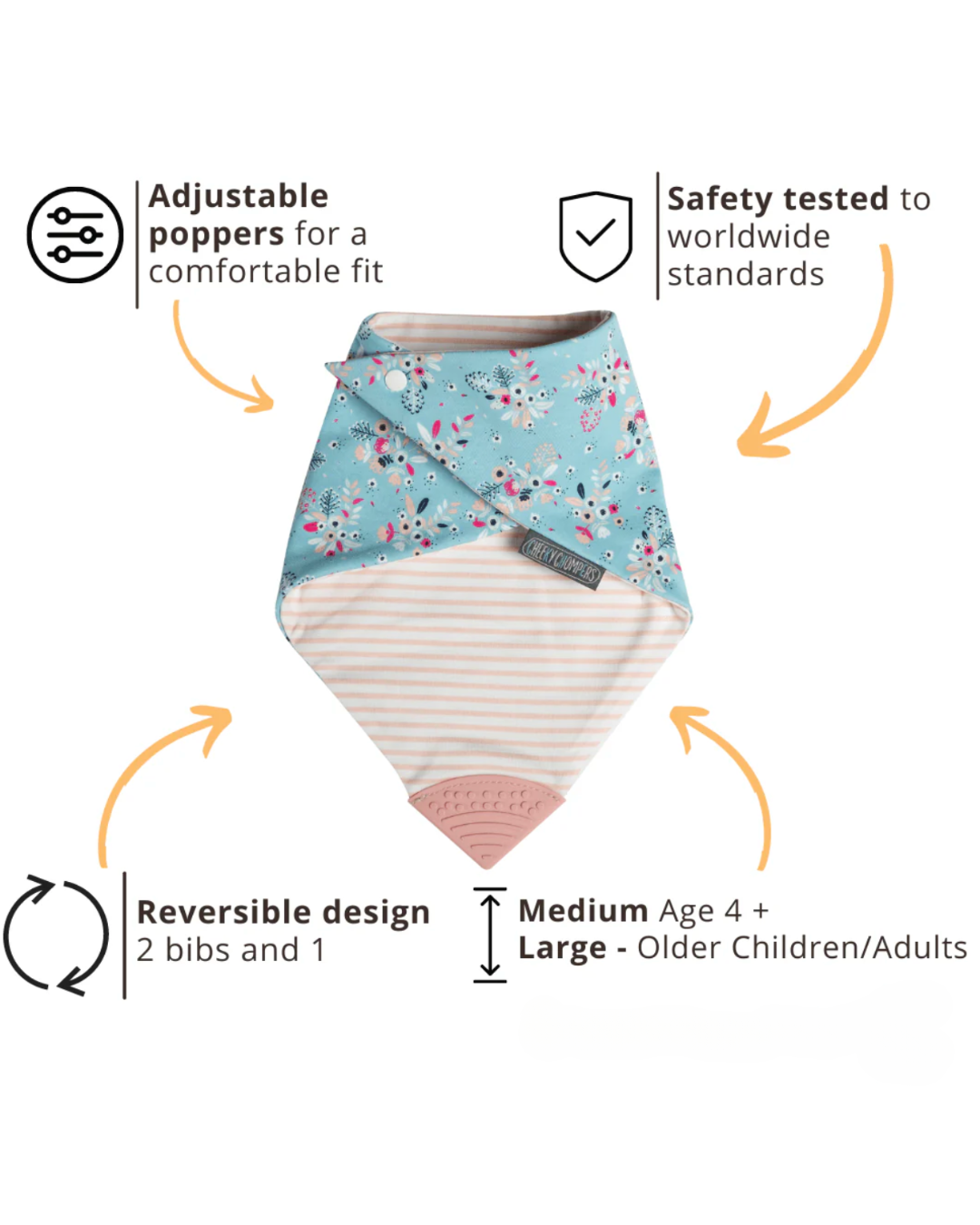 Cheeky Chomper Chewable Bandana - Small Adult