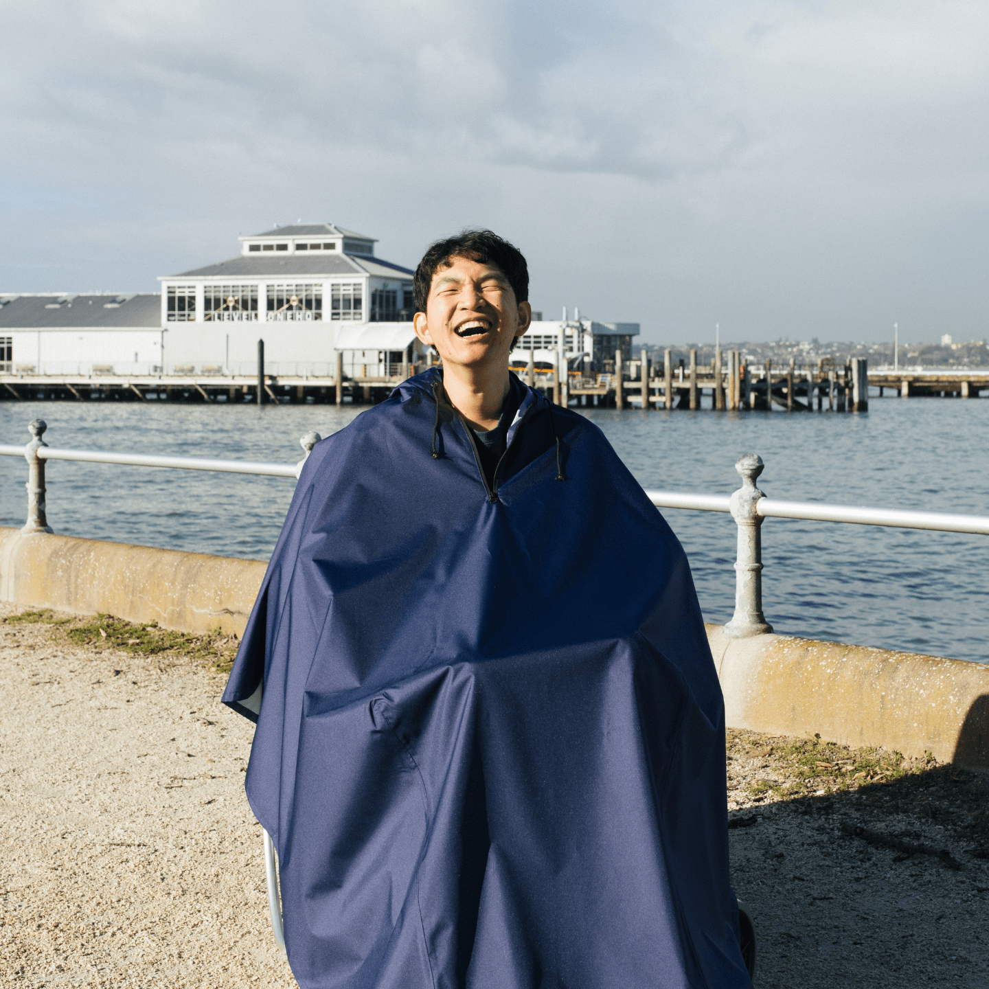 Wheelchair Raincoat - Brolly Sheets NZ