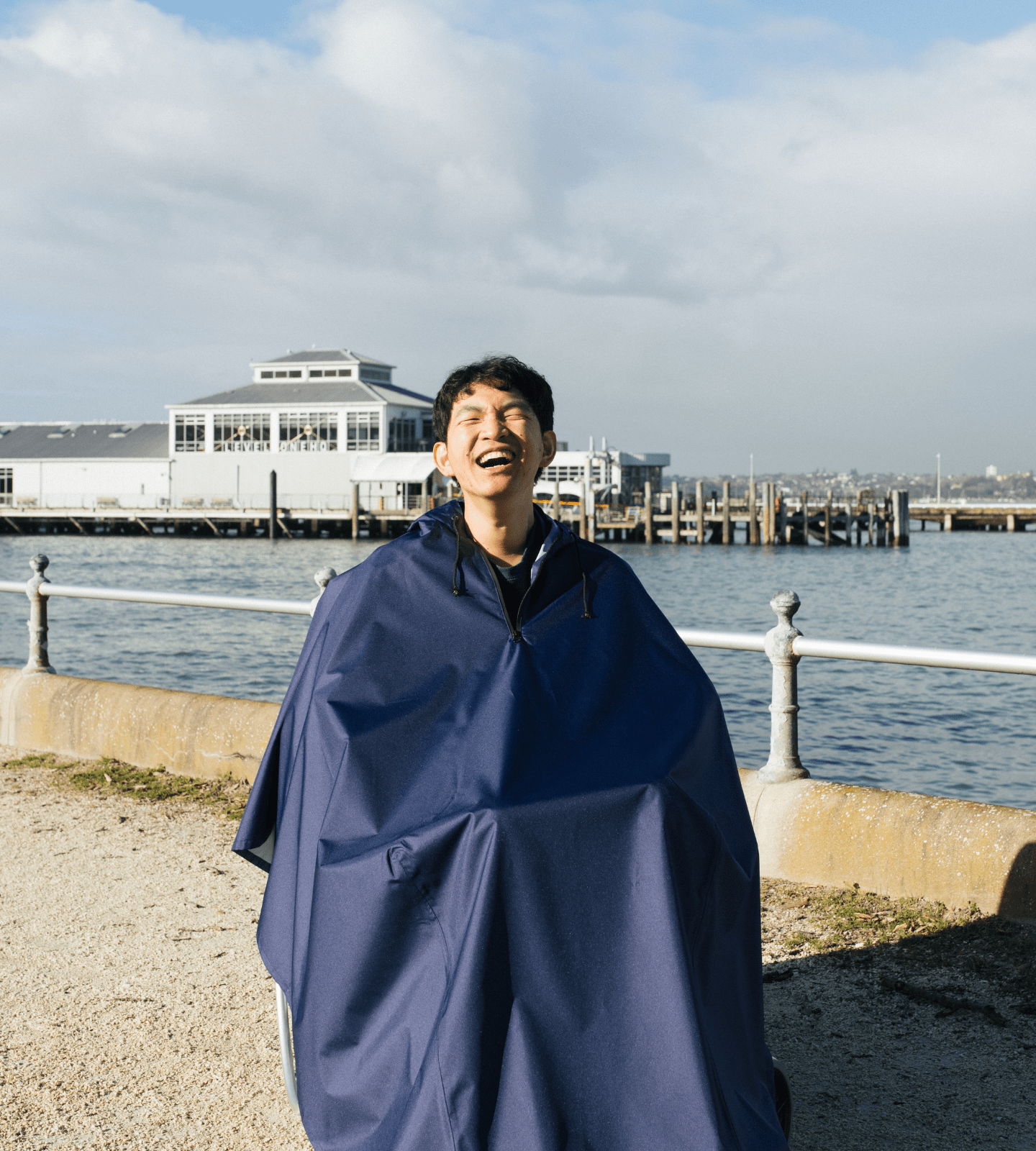 Wheelchair Raincoat - Brolly Sheets NZ