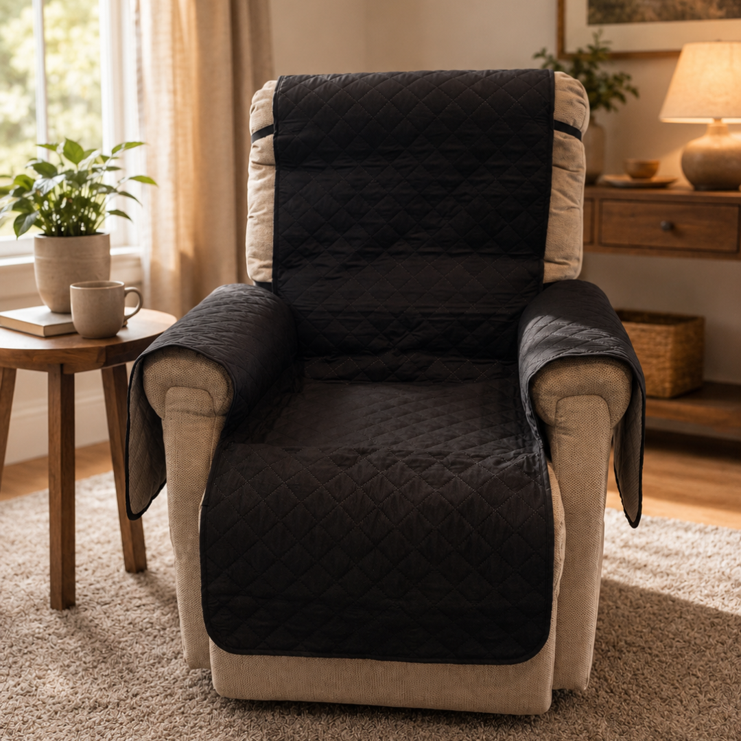 Recliner Protector with Arms