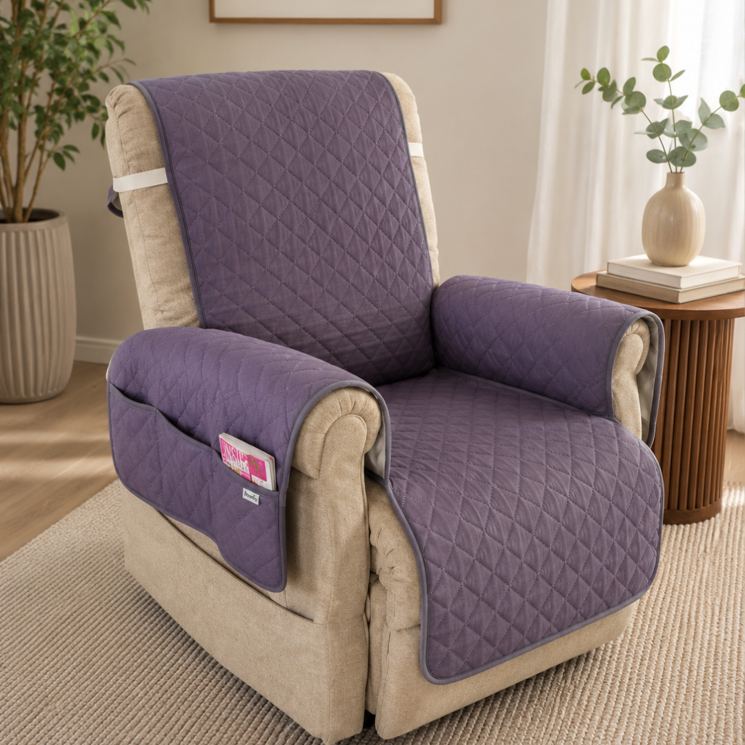 Recliner Protector with Arms