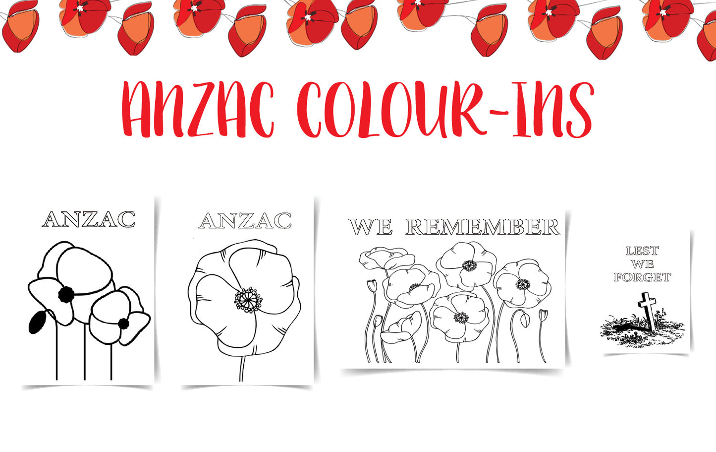 ANZAC Day Activities - Brolly Sheets NZ