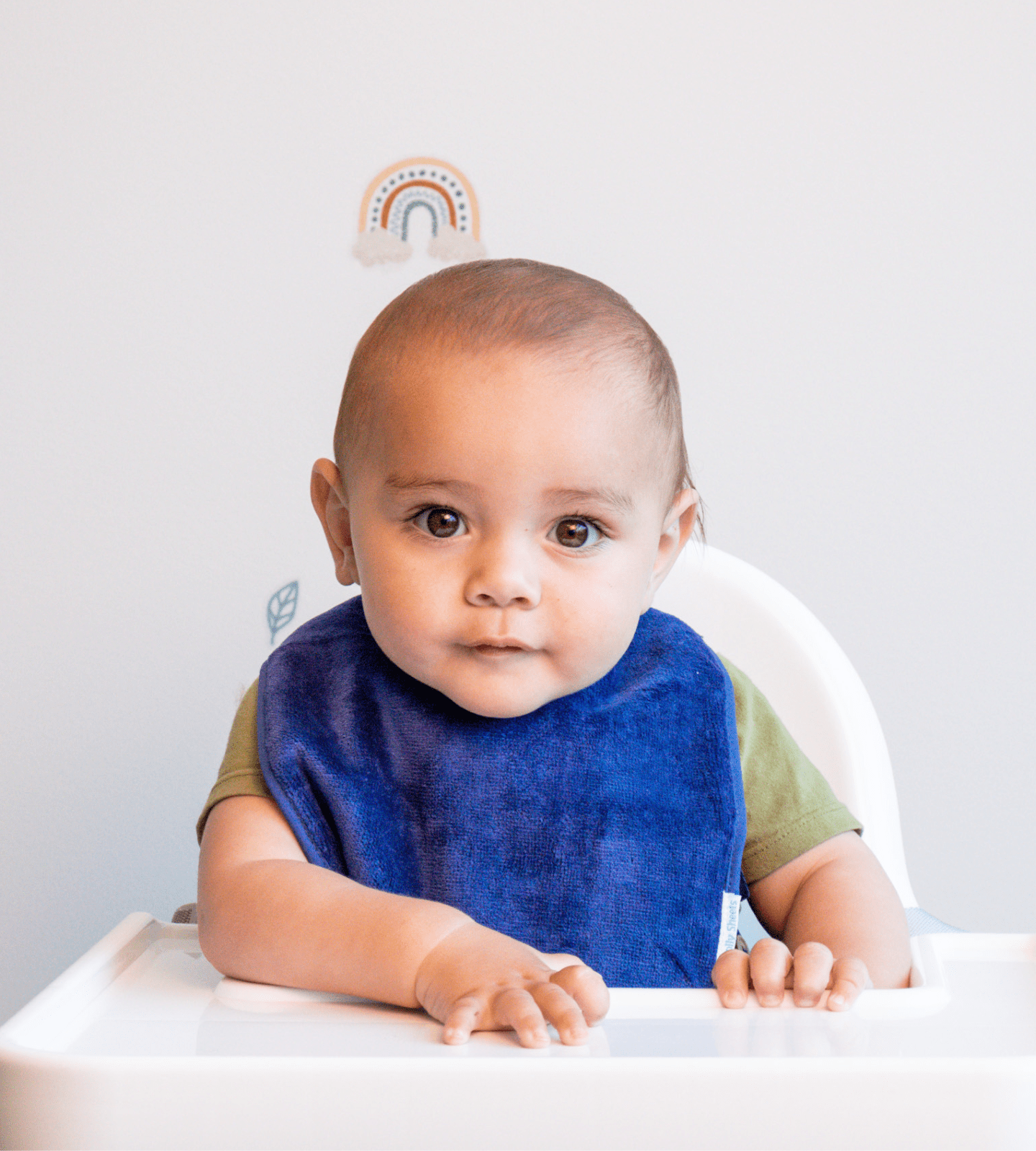 Baby in our Navy Extra Absorbent Bib