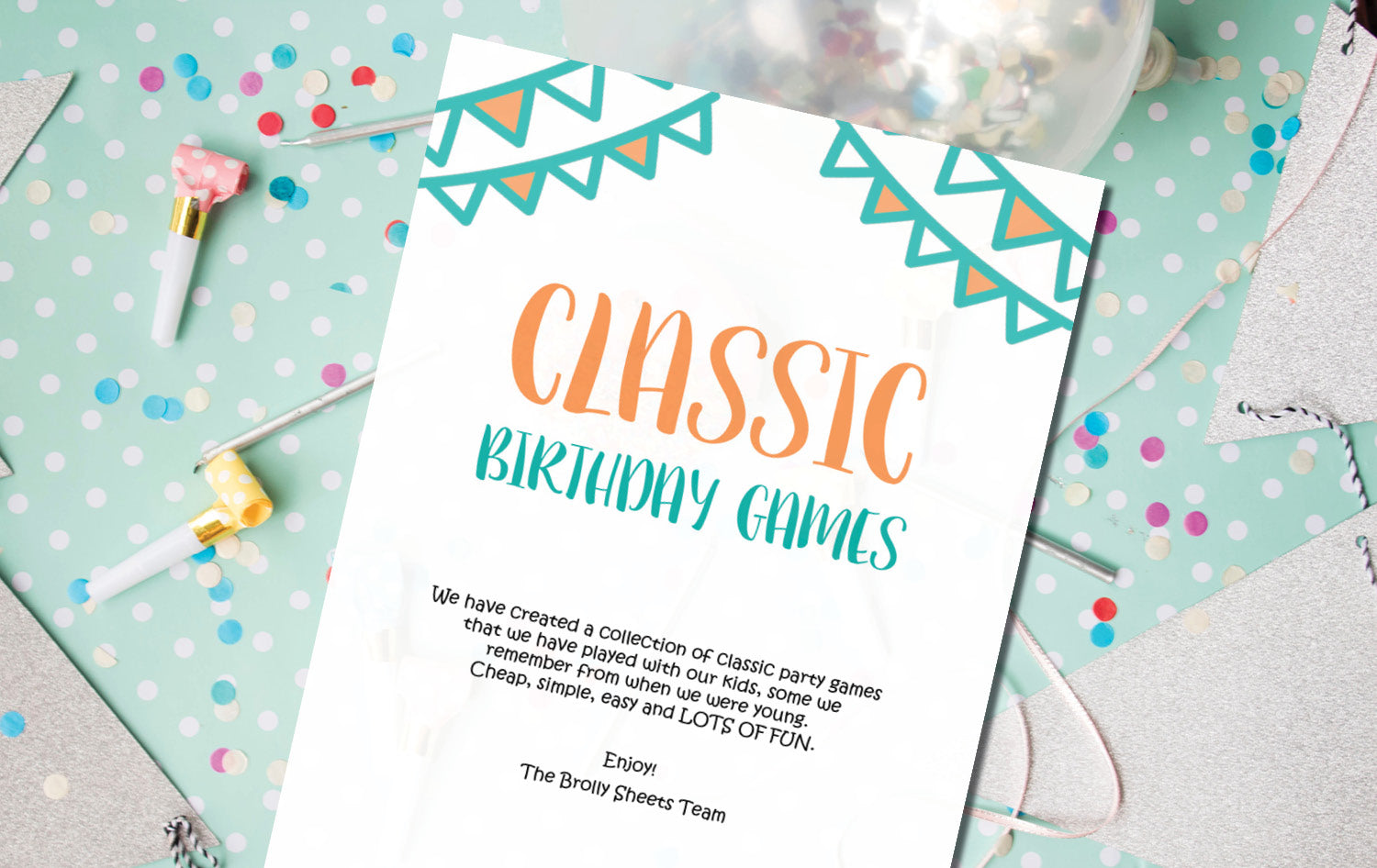 Birthday Party Games - Brolly Sheets NZ