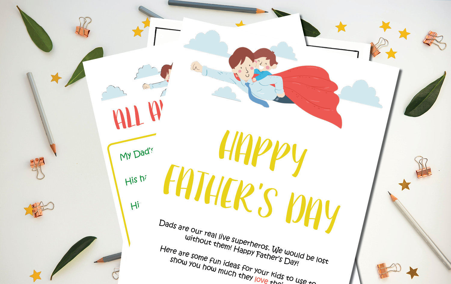 Father's Day Activities - Brolly Sheets NZ