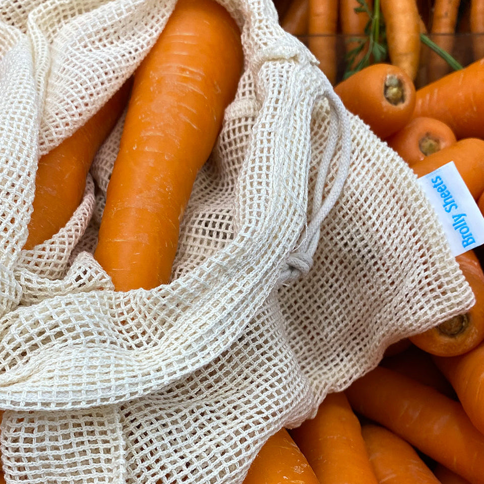Cotton Produce Bags - 3 Pack - Brolly Sheets NZ