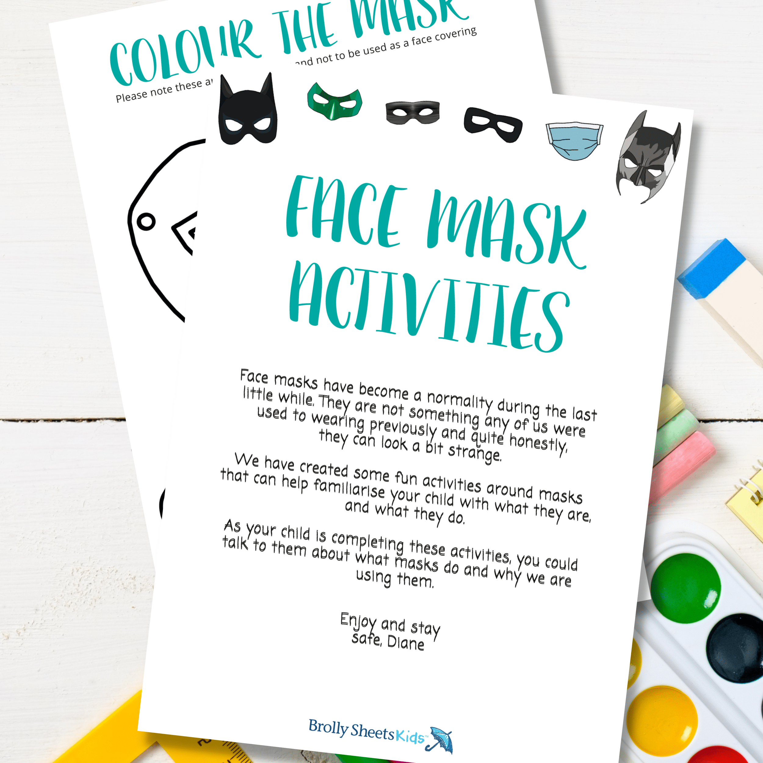 Mask Activities - Brolly Sheets NZ
