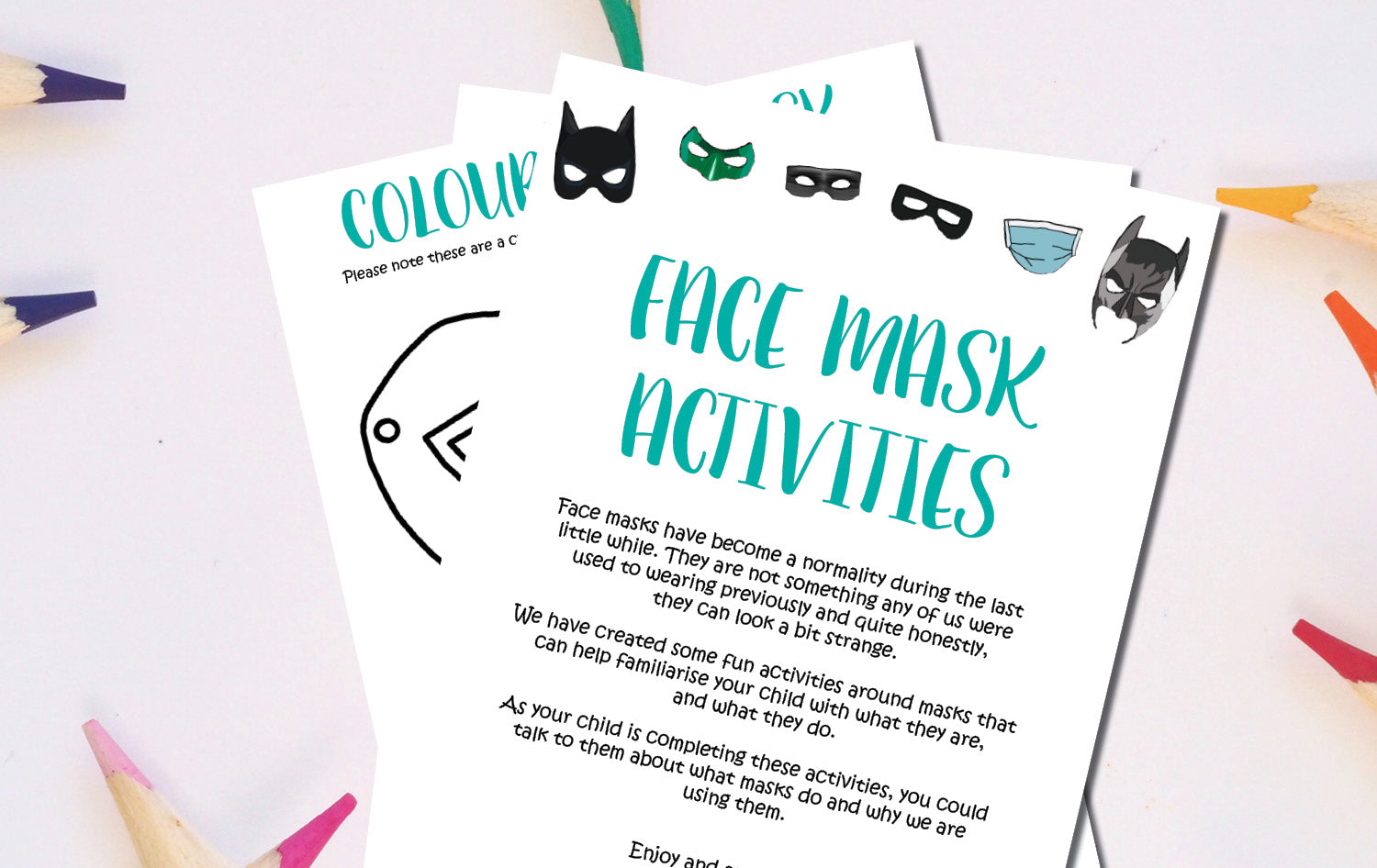 Mask Activities - Brolly Sheets NZ