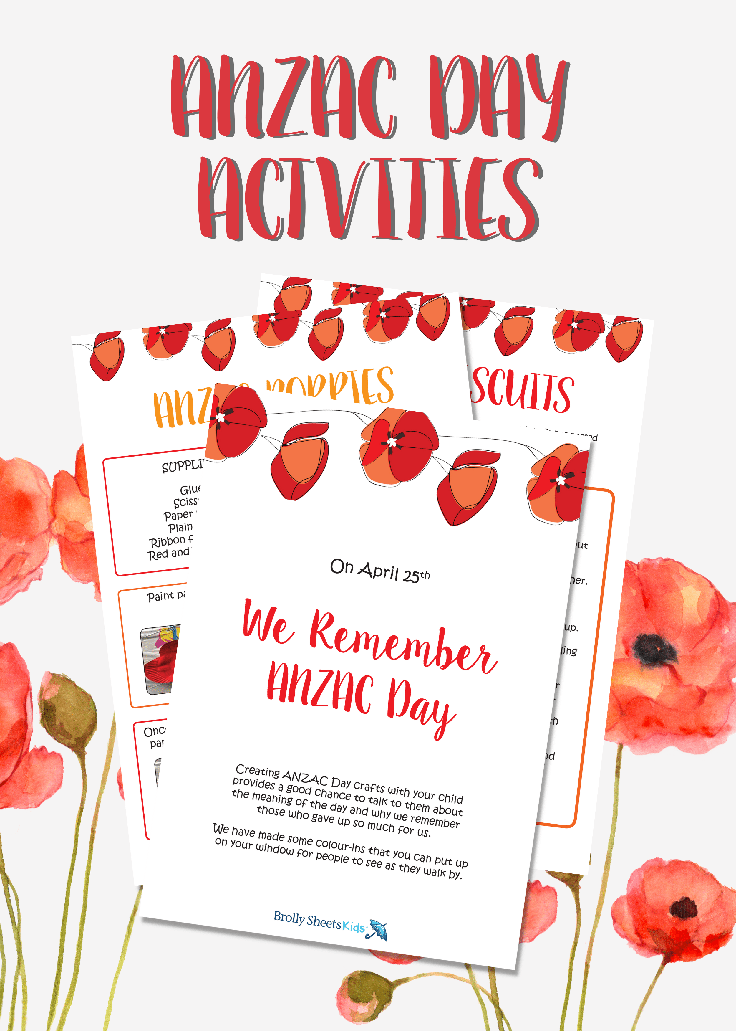 ANZAC Day Activities - Brolly Sheets NZ
