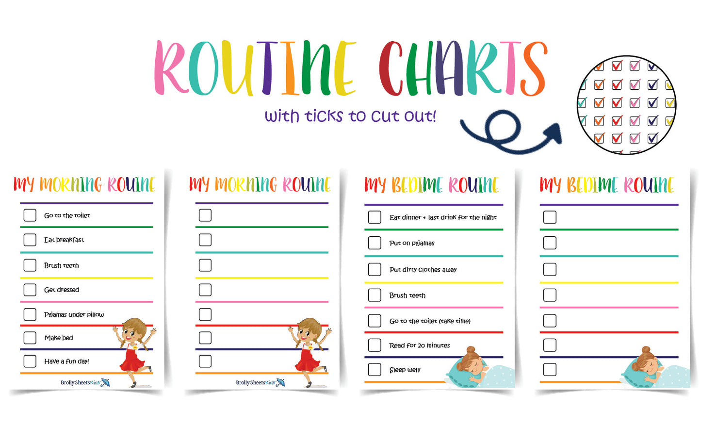 Routine Checklists - Brolly Sheets NZ