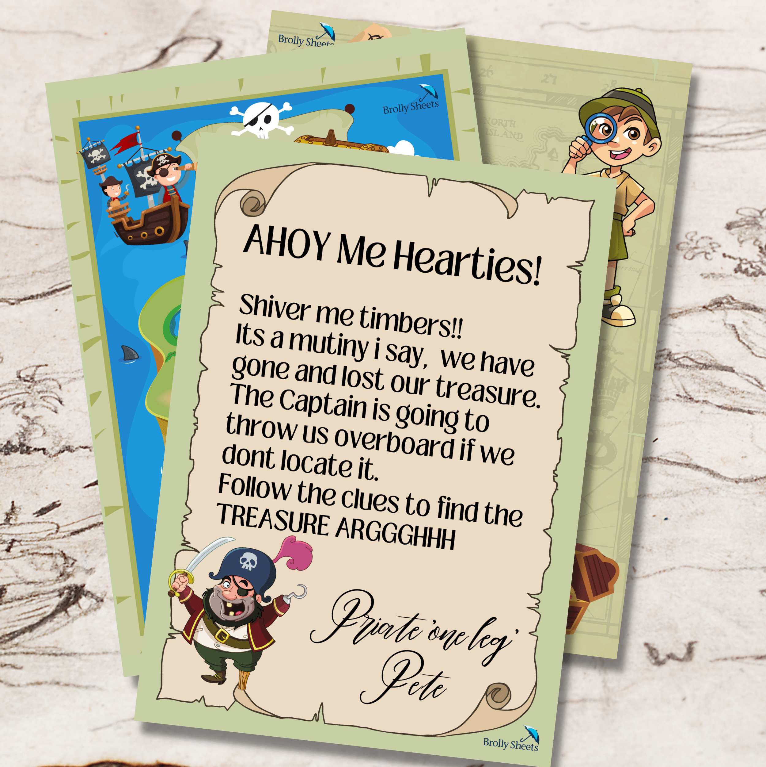 Treasure Hunt - Brolly Sheets NZ