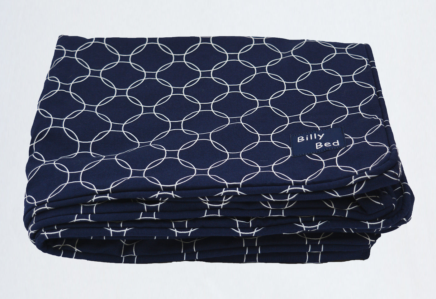 Buddy Cover Cotton Canvas - Brolly Sheets NZ - Navy Circles